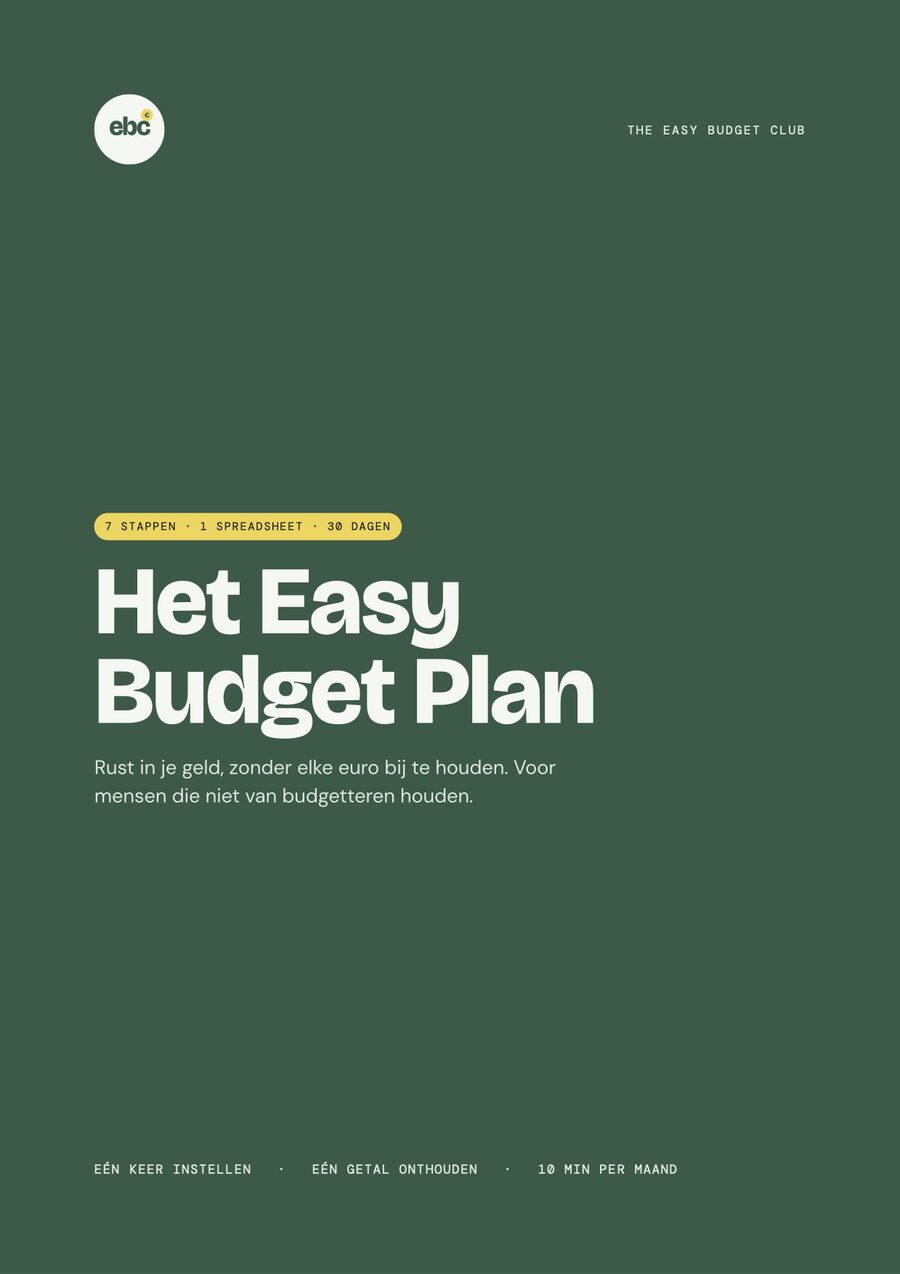Cover van Het Easy Budget Plan